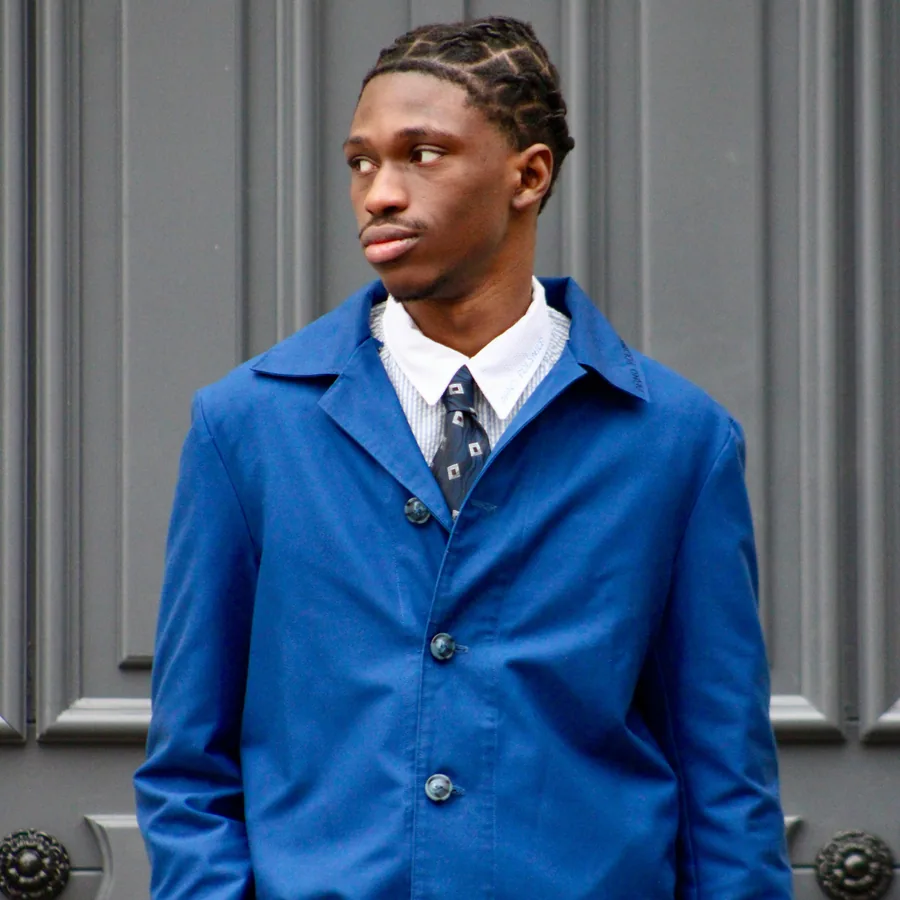 Mannequin Mady en ensemble bleu Arno Polynice